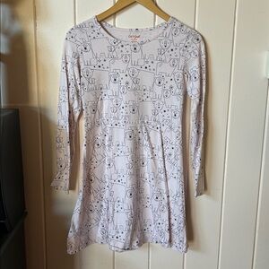 Cat & Jack White Polar Bear Print Dress